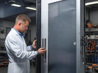 九皇防盗门专业维修品牌客服解说+诸城防盗门电池位置详解