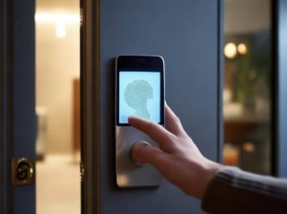 摩坚智能指纹锁上门电话附近传授=指纹锁：解锁新安全体验，告别传统钥匙时代	