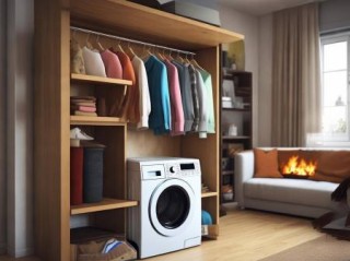 洗衣机变衣柜，家居创意改造新玩法