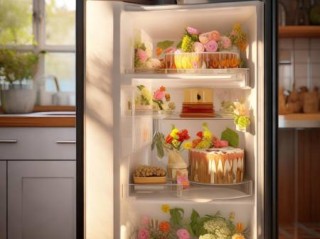 法罗力热水器售后24h维修专线告诉你☞冰箱巧藏蛋糕鲜花，美味与浪漫并存	