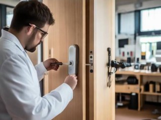 青稞智能锁官方特约热线传授$智能锁安装攻略：轻松掌握地锁安装技巧