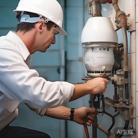 检查燃气表与热水器安装