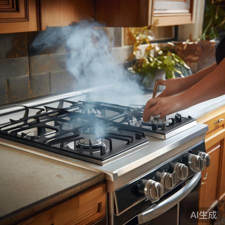 燃气灶设计透气性不足