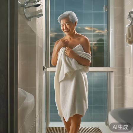 洗澡后擦干防感冒