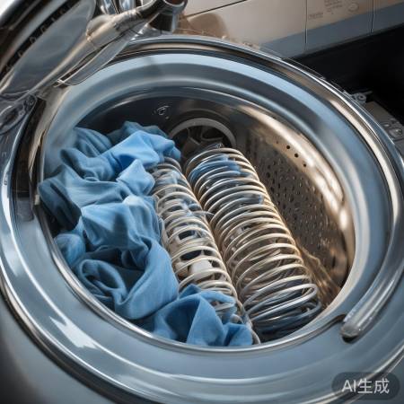 洗衣机弹簧承压过大易损