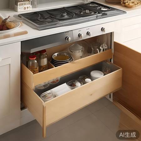 环保灶台，储物整齐