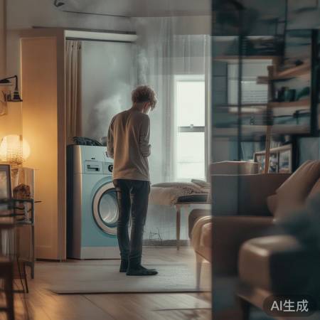 洗衣机通电，生活小问题变美好