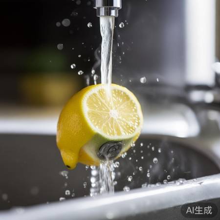 柠檬清洗热水阀