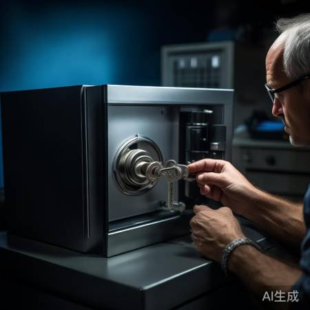 “机械钥匙保管，定期检查保险柜