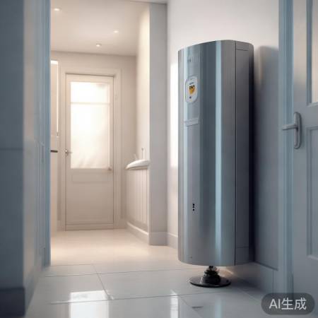 热水器宜靠墙放置,避碰撞。