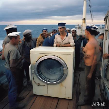 海员生活揭秘：海上洗衣机大揭秘