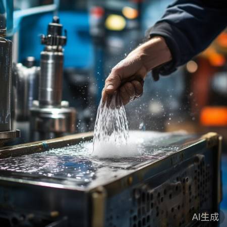 温水冲洗换热器，注意均匀水流