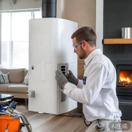 壁挂炉安装需专业,勿自行操作。