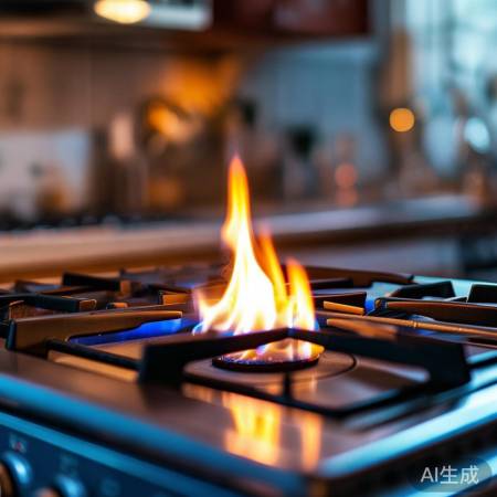 燃气灶预热混合气