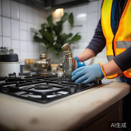 确保阀门关闭，安全第一