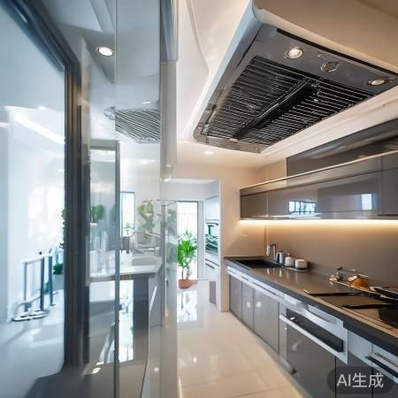 厨房中央空调,吊顶个性化