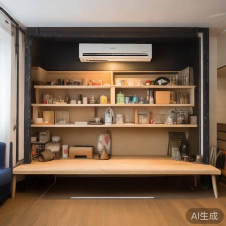 高低错落，美观实用收纳