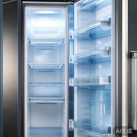 三开门冰箱，分区明确，温控贴心