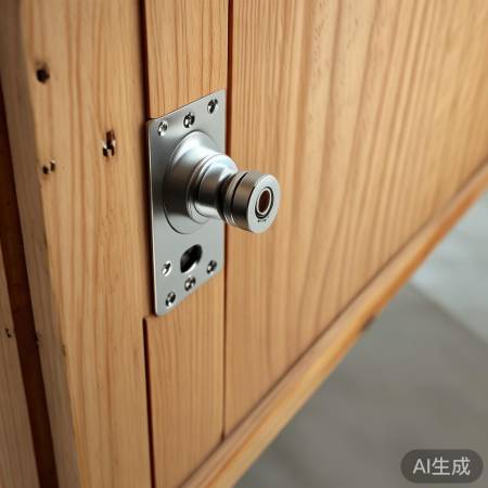 安装锁具，加固螺丝