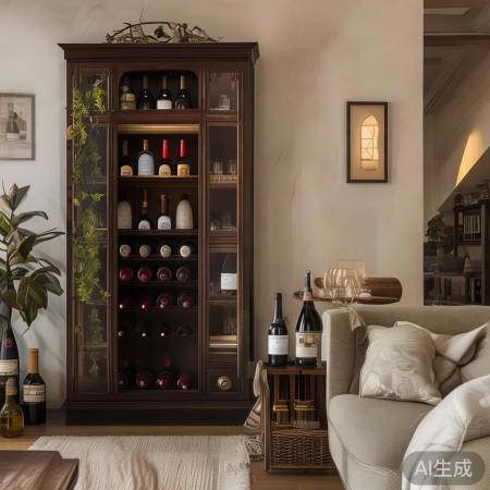 酒柜摆饰，自然舒适