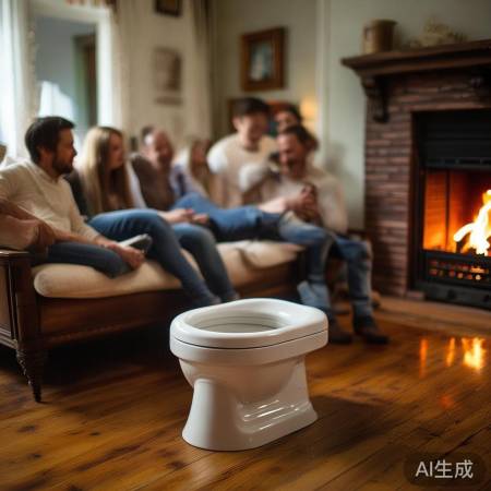 “新鲜事：智能马桶踩凳子，后果