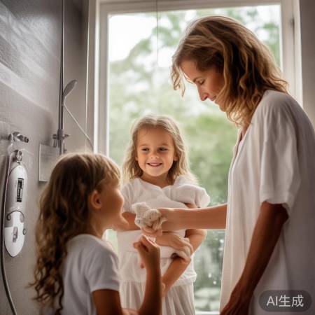 洗澡水温宜适中