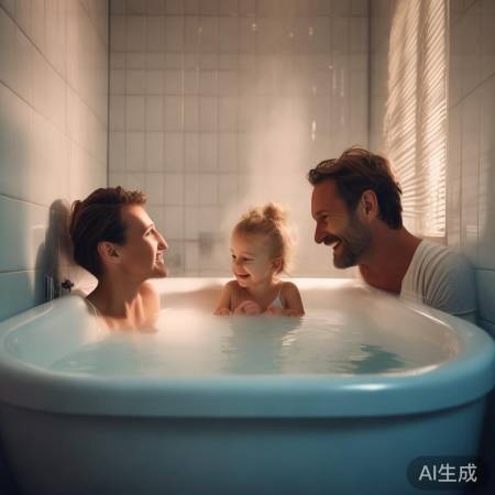 美好洗澡时光，安全第一