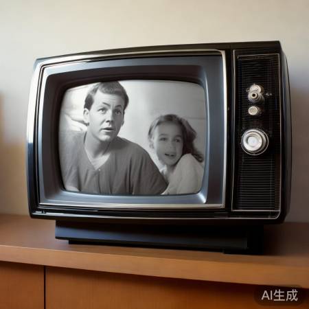 经典黑白电视,清晰复古