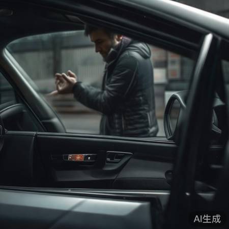 长按电源键无效，用备用钥匙开锁