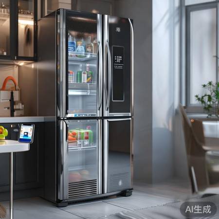 智能冰箱，时尚健康生活必备