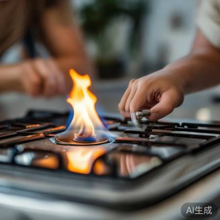 调整燃气灶风门,找舒适火焰
