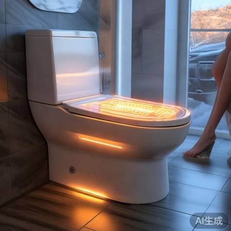 法恩莎马桶，座圈速热暖如春