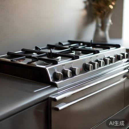 燃气灶外观简约大方