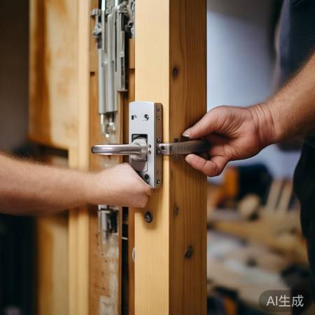 安装锁体，门换新衣