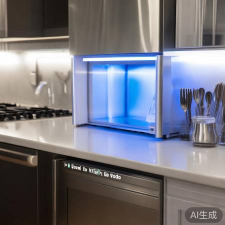 消毒柜多样，注意金属餐具