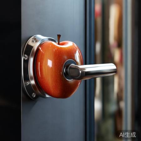 亮面指纹锁，光亮如苹果