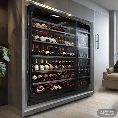 网红酒柜屏风,时尚家居新宠