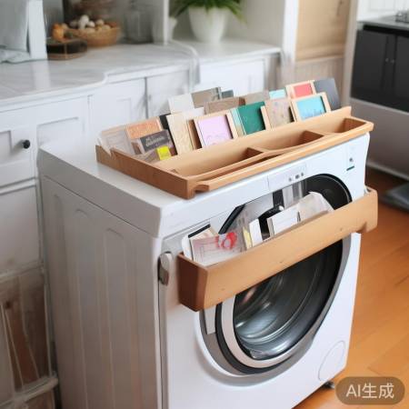 洗衣机变收纳神器