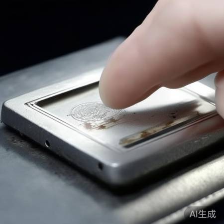 指纹头脏了,轻轻擦擦亮。