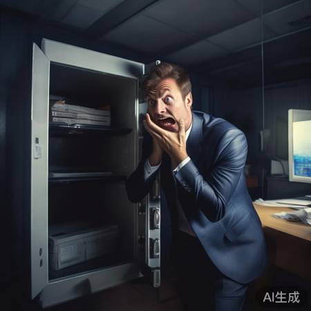 保险柜空空如也,20万失窃