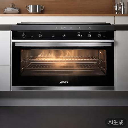 美的集成灶，蒸烤全能王