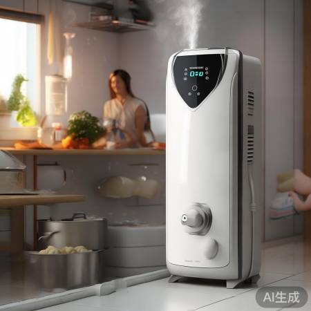 “即插即用，热水轻松得”