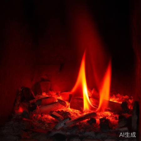 红色火焰：燃烧不充分