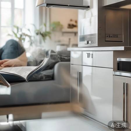集成灶隔绝油烟，厨房清新惬意
